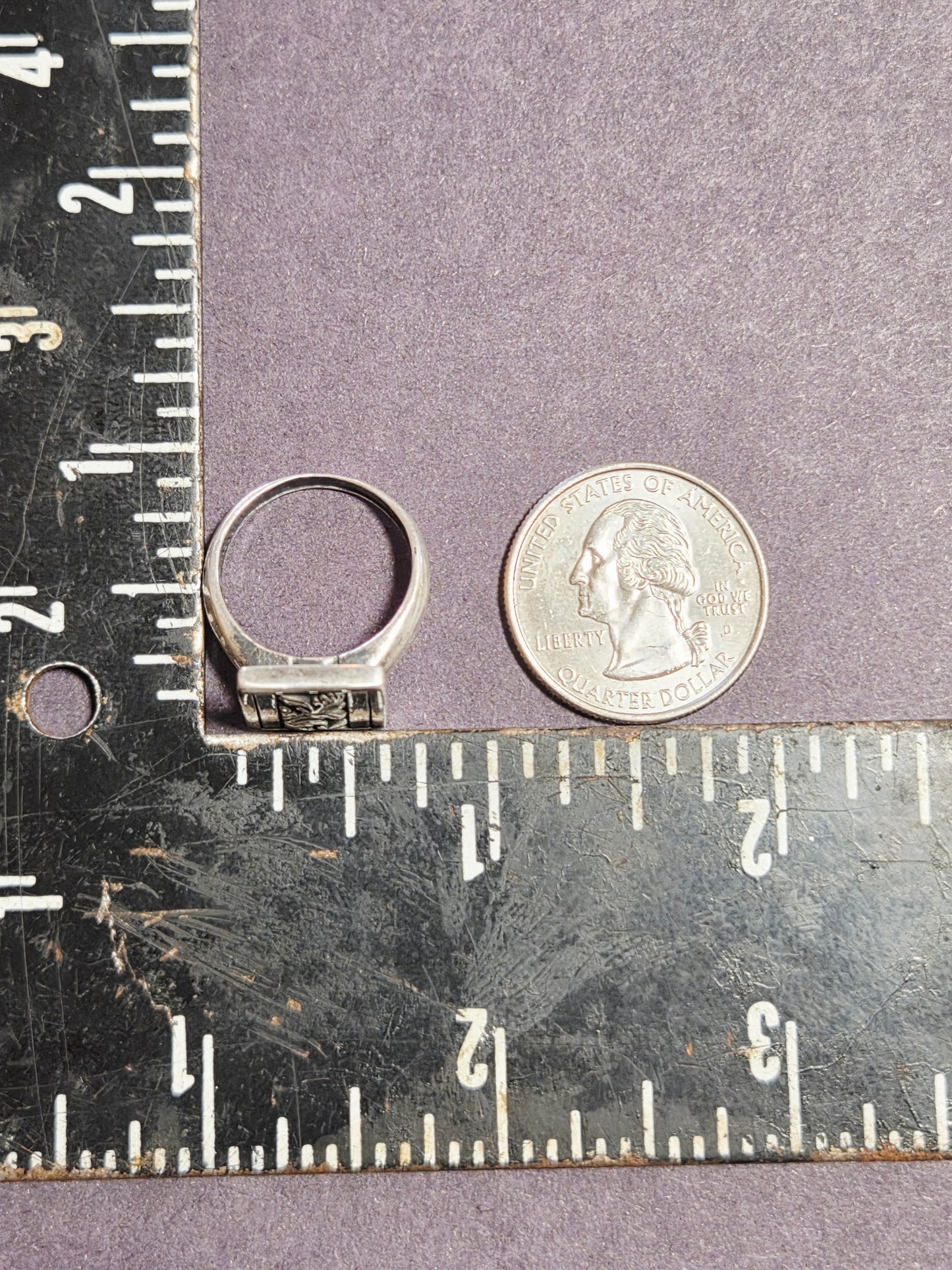 Sterling Silver Leaf Design Ring #2