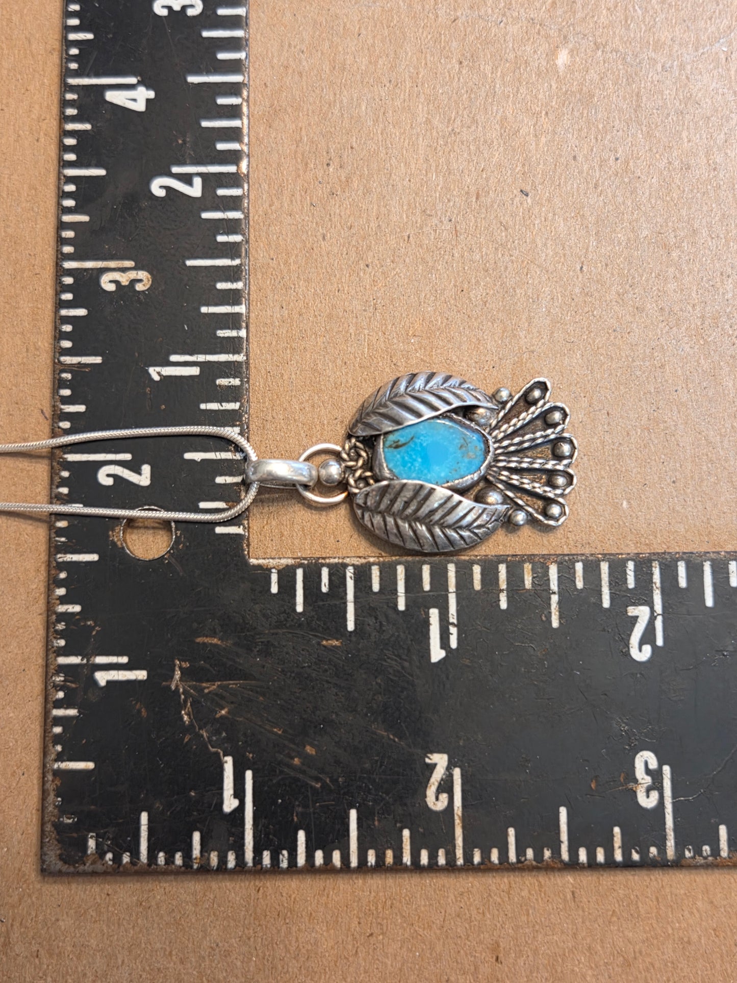 Flying Solo Turquoise Necklace