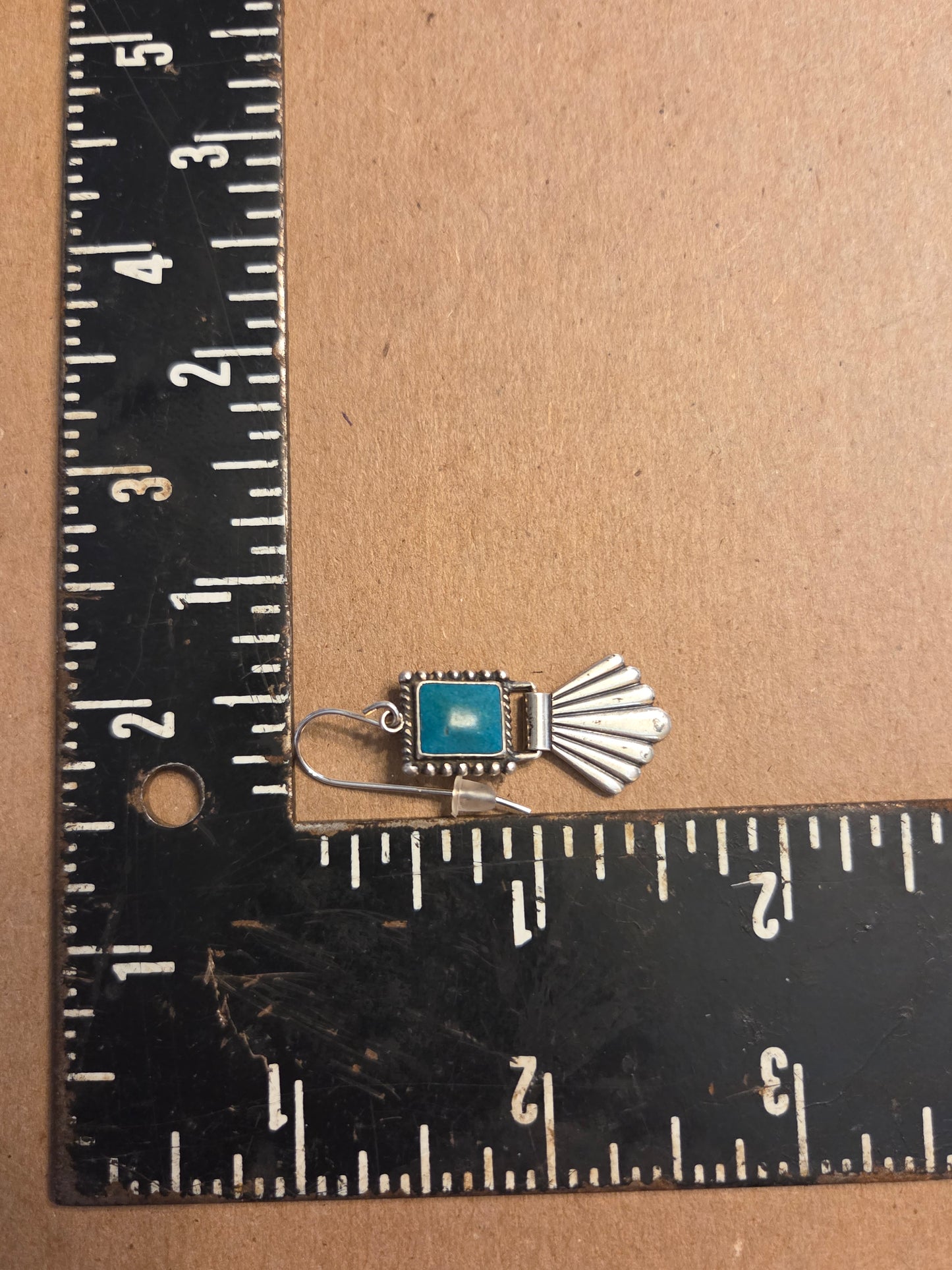 Azurite South American Earrings