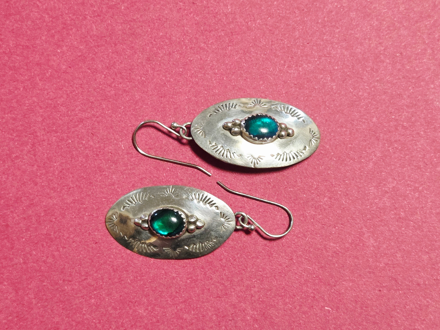 Abalone Sterling Silver Earrings