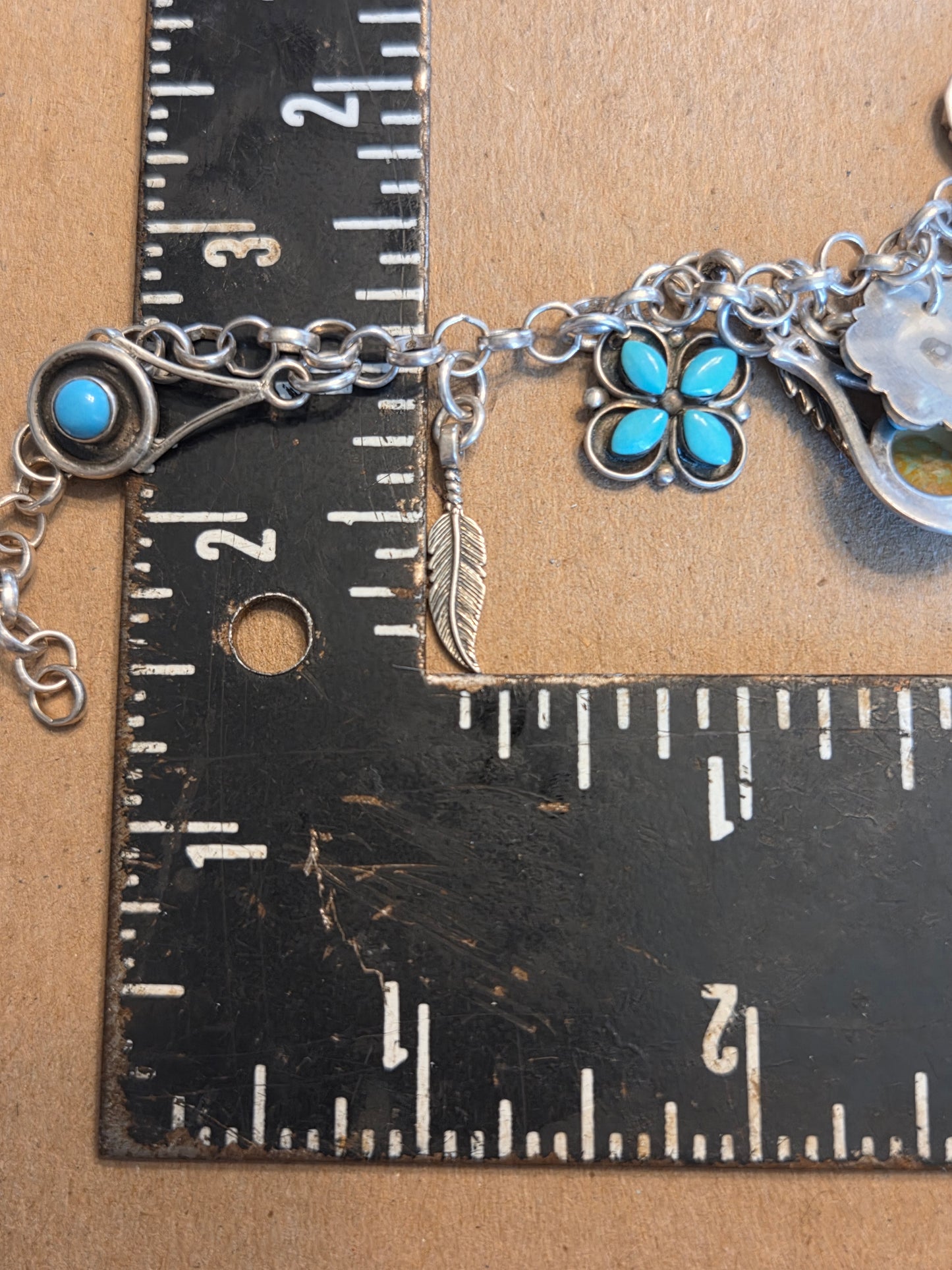 Impossible Turquoise Charm Bracelet
