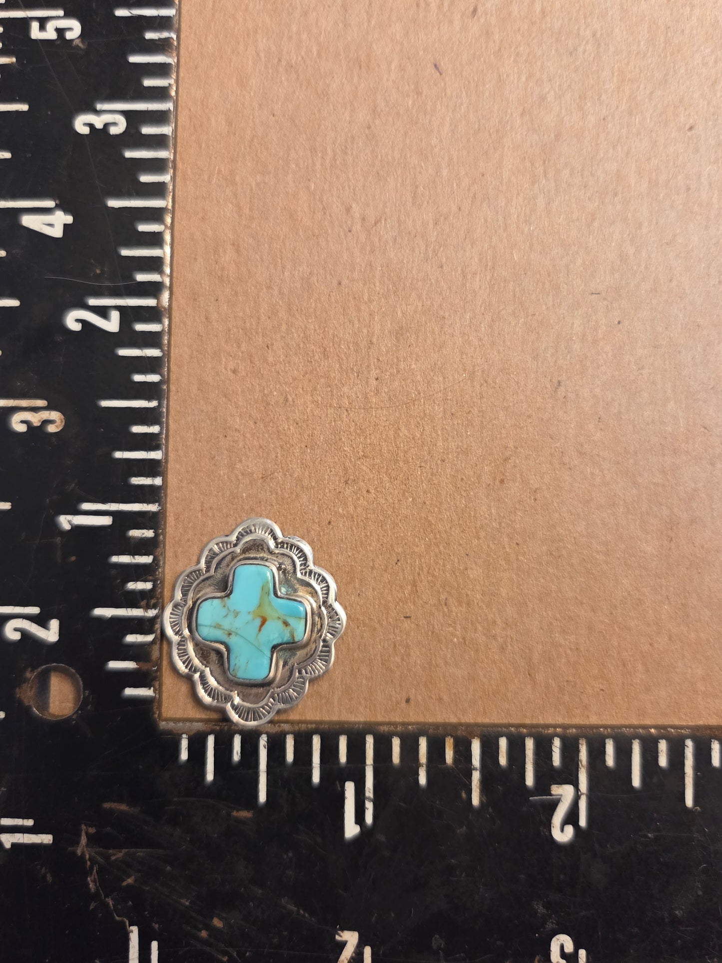 Reconstituted Turquoise Post Earrings