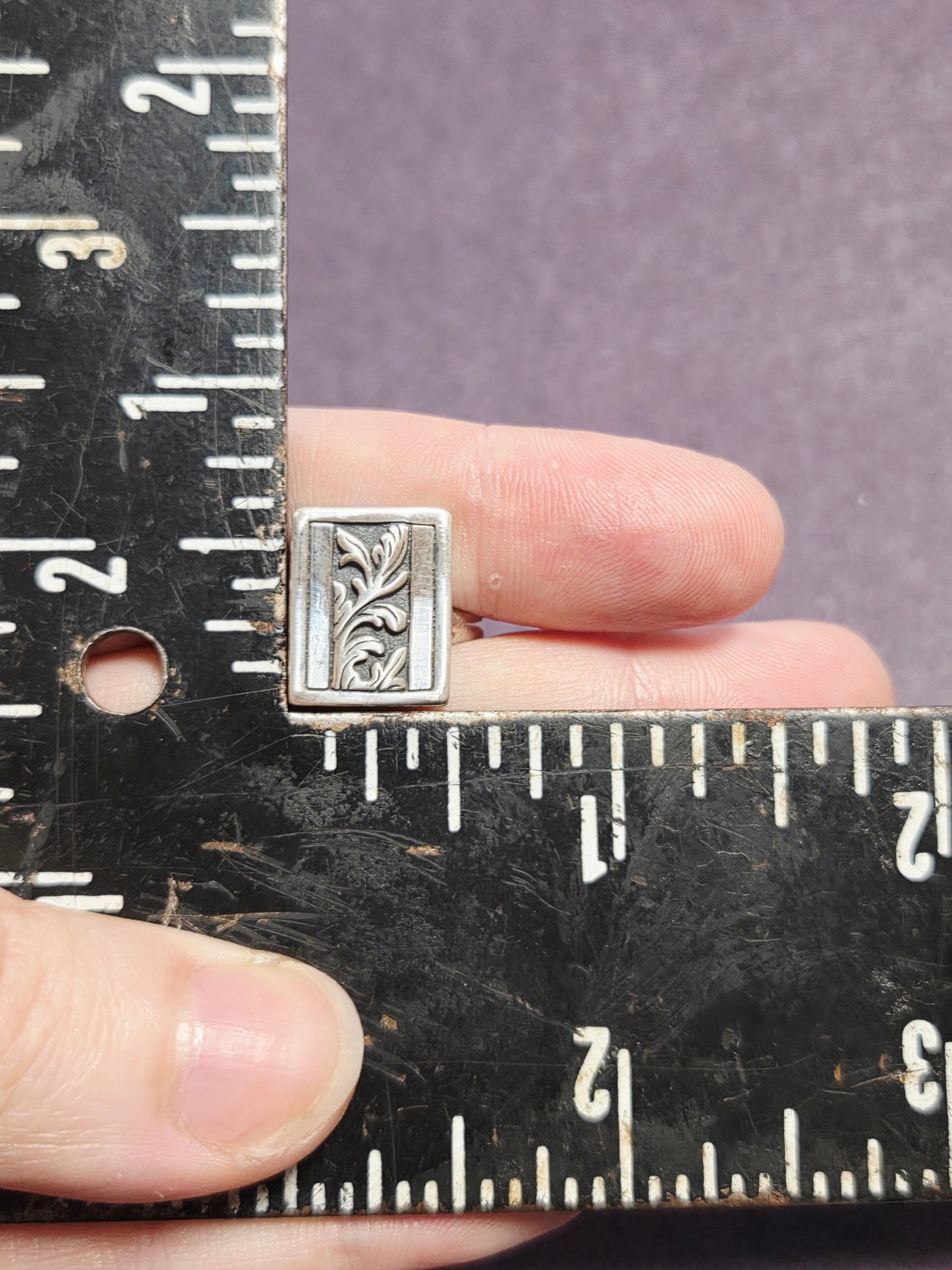 Sterling Silver Leaf Design Ring #2
