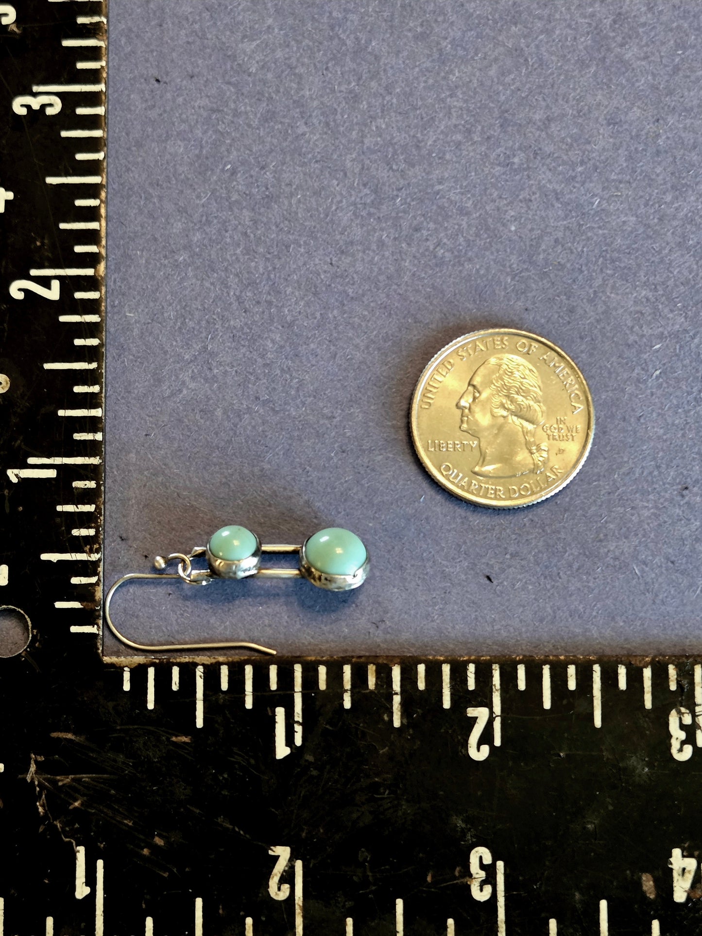 Turquoise 'Ball and Chain' Earrings
