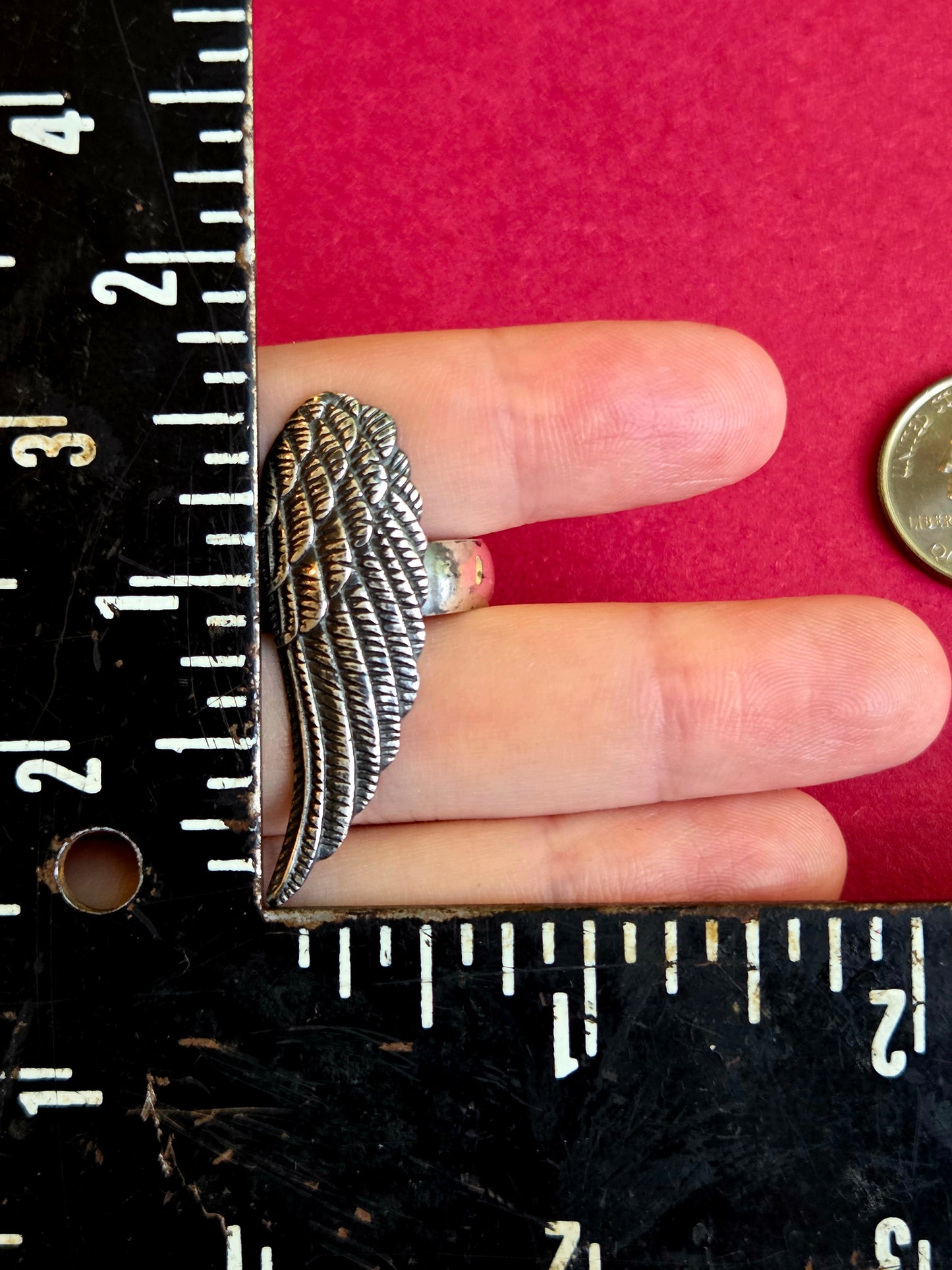 Sterling Silver Wing Ring