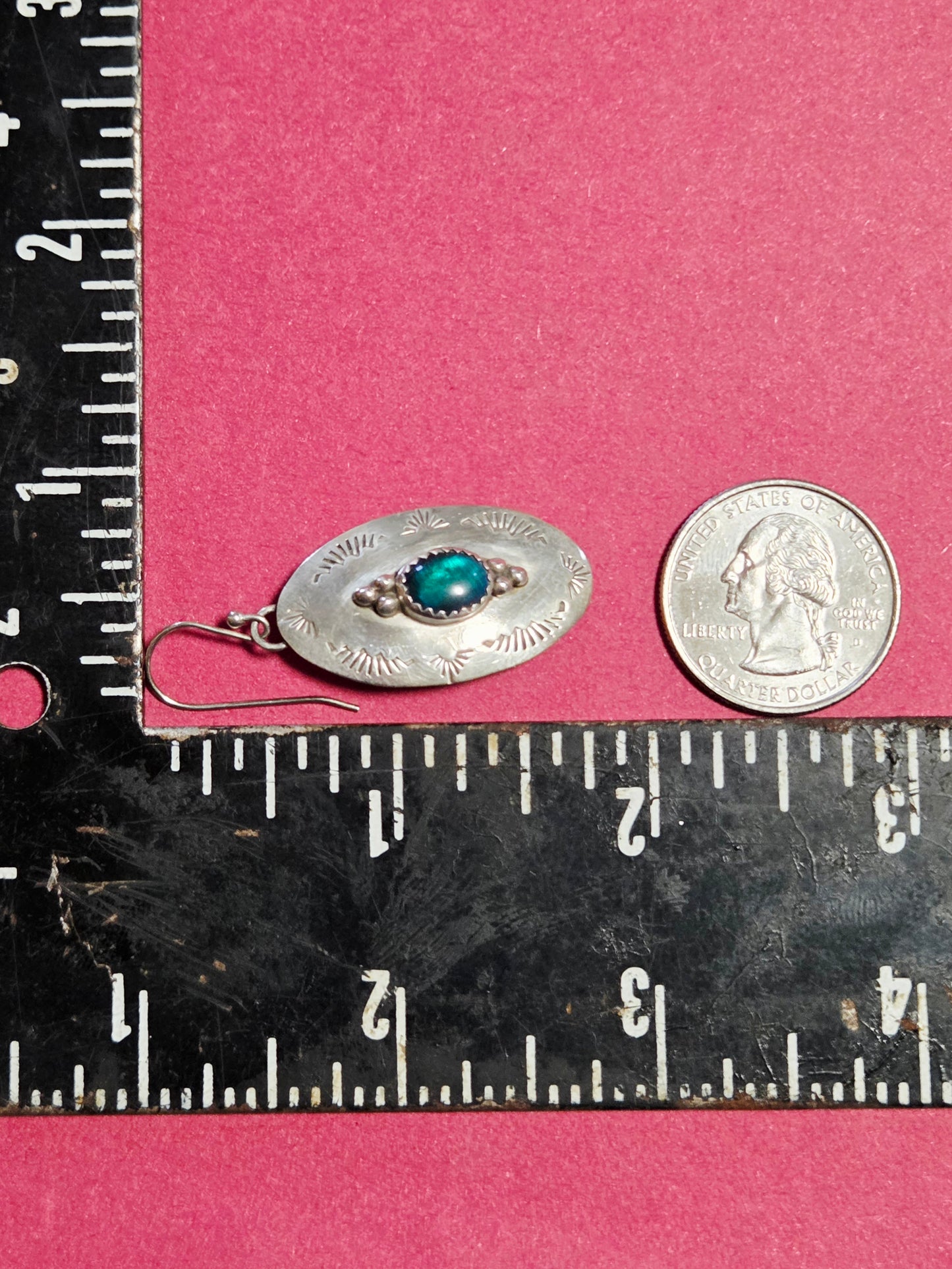 Abalone Sterling Silver Earrings
