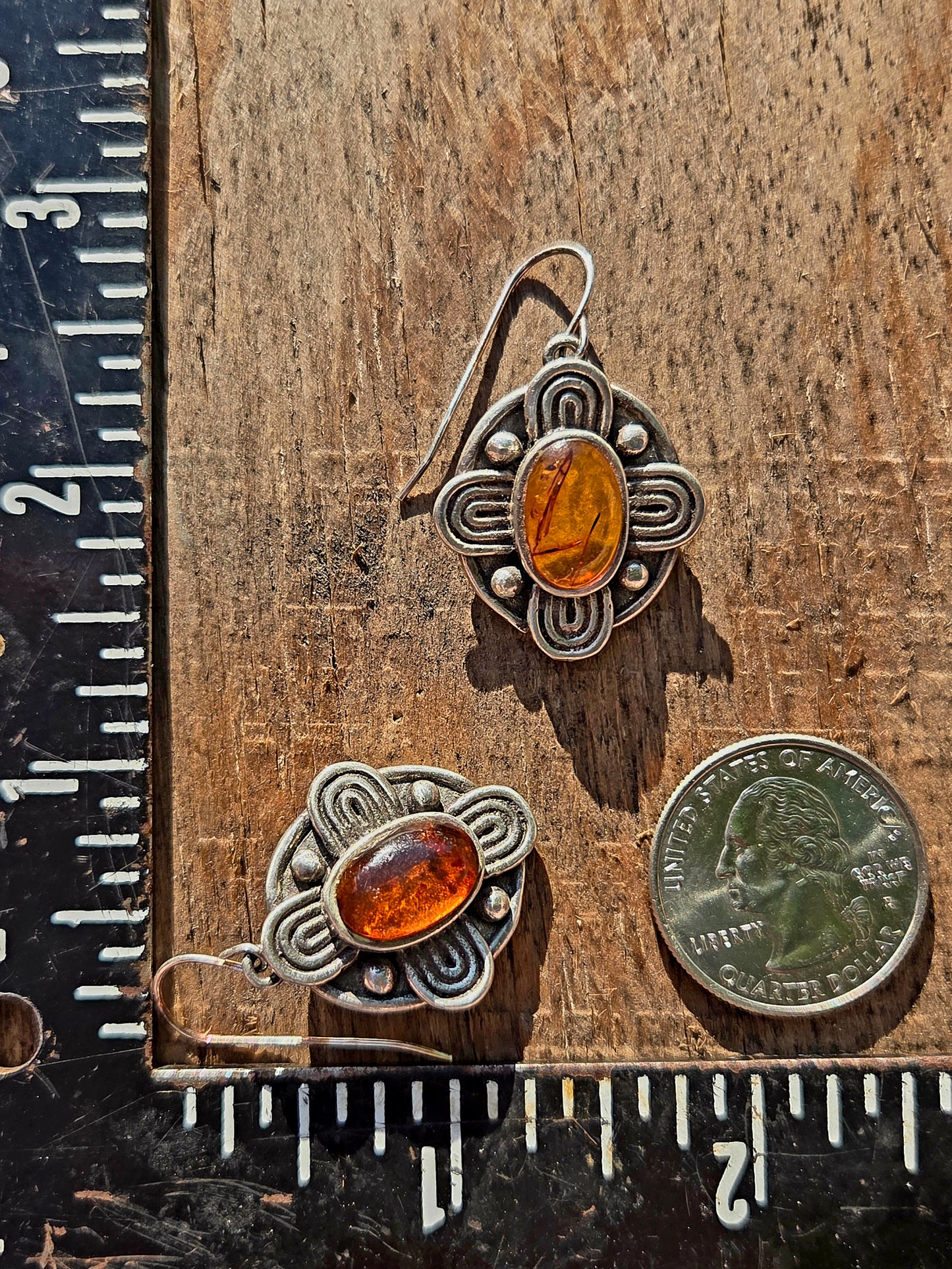 Baltic Amber Earrings #1