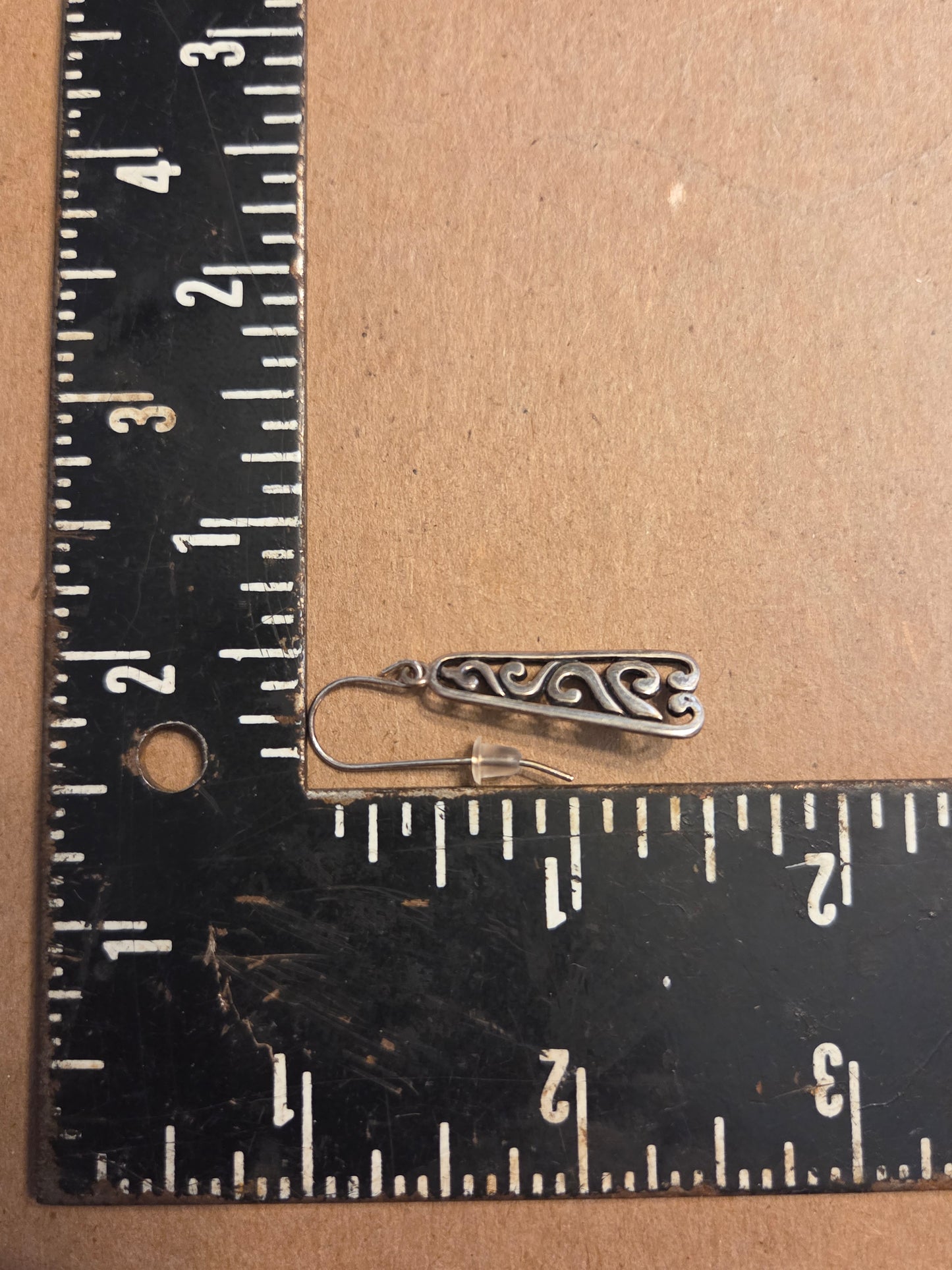 Sterling Silver Wave Earrings
