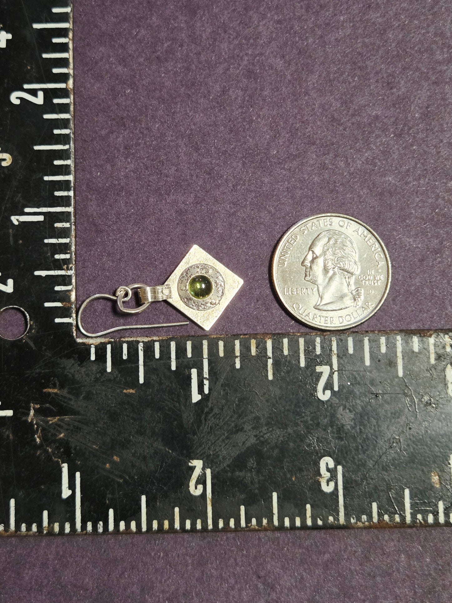 Peridot in Sterling Silver Rescue Only Earrings
