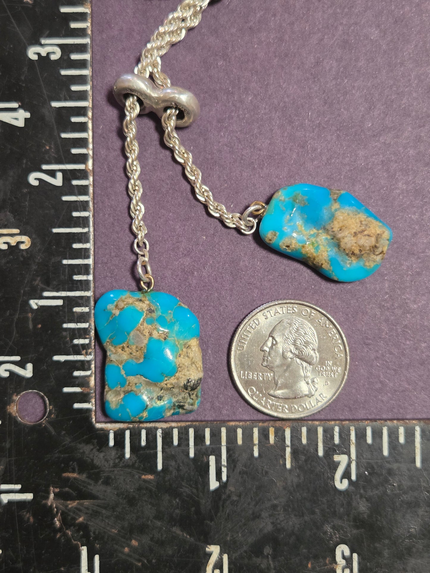 Turquoise Bolo Necklace