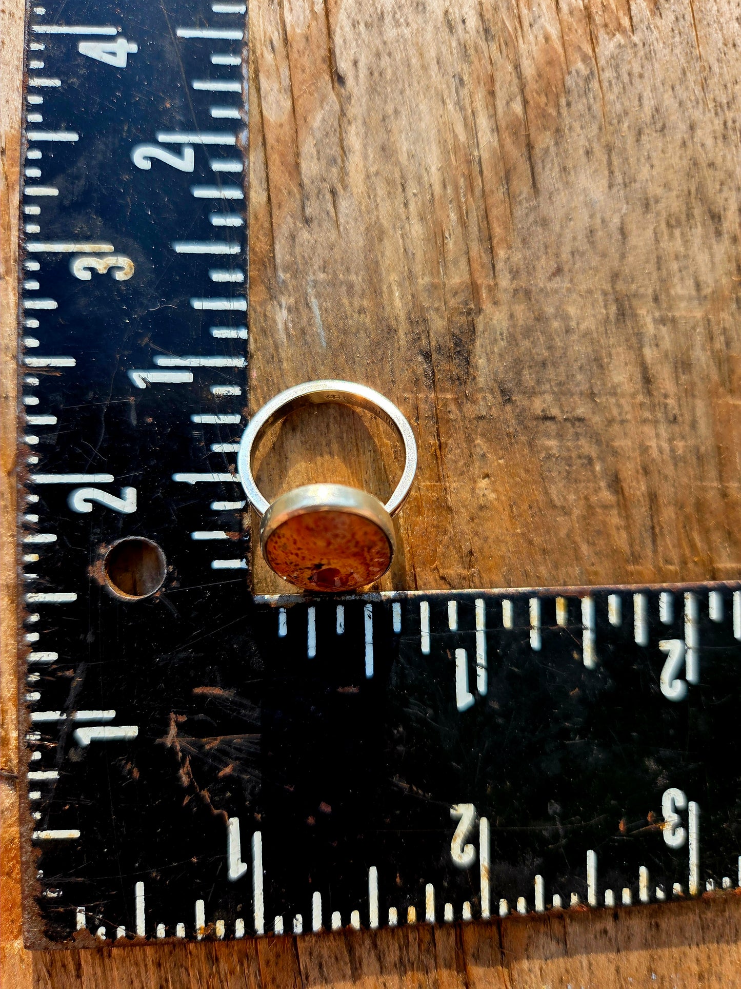 Botswana Agate in Sterling Silver Ring