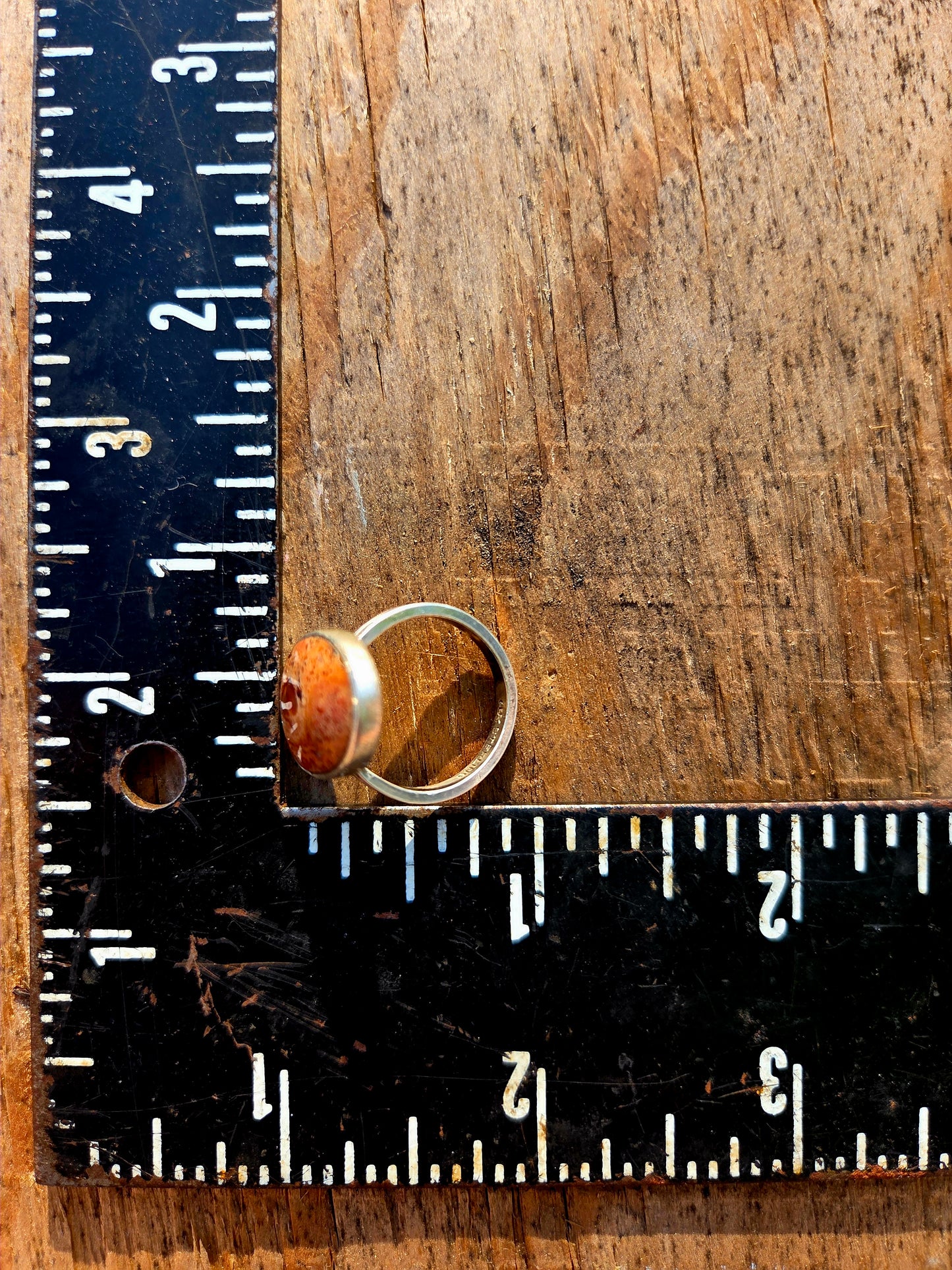 Botswana Agate in Sterling Silver Ring