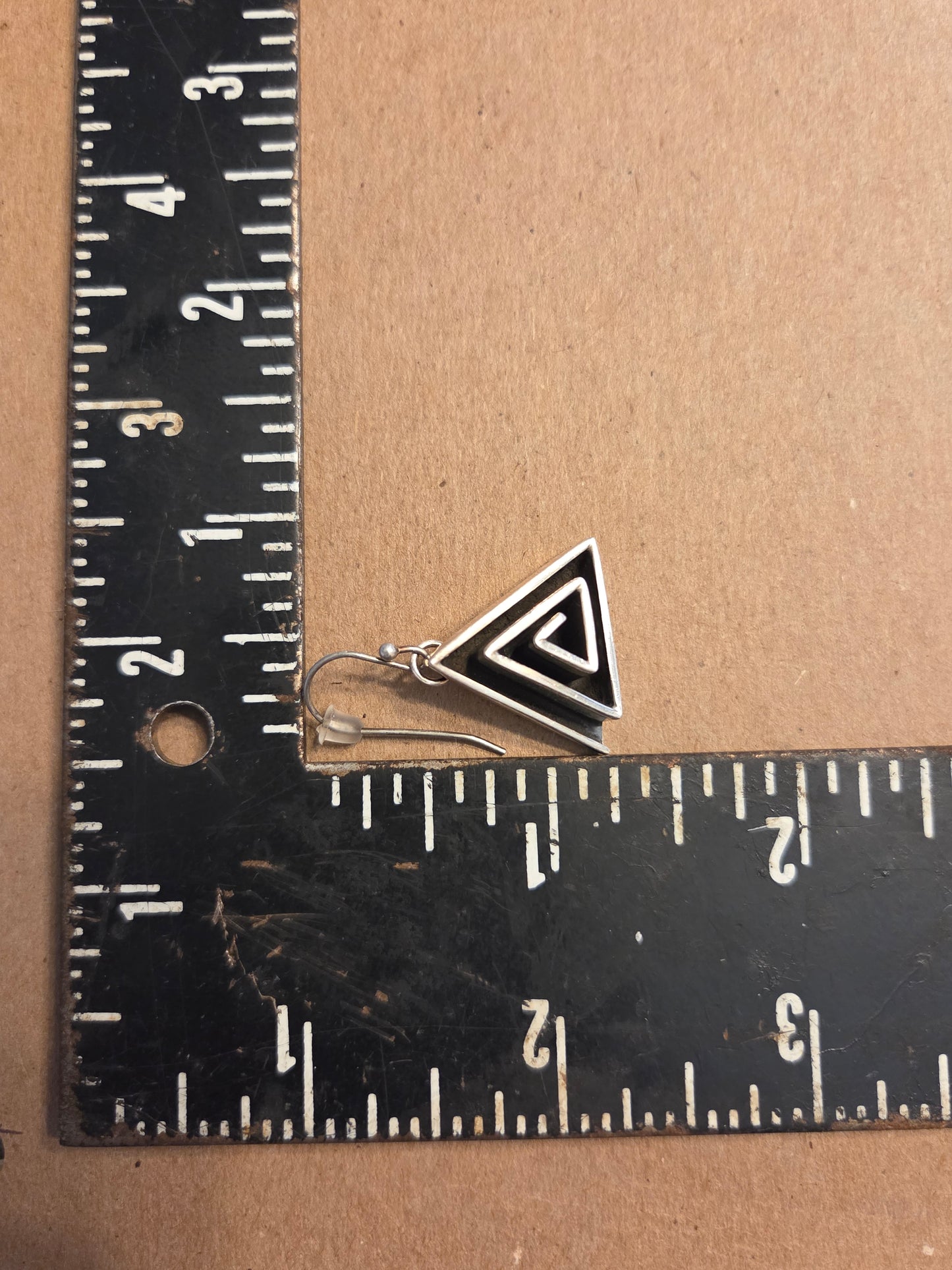 Taxco Vintage Geometric Earrings
