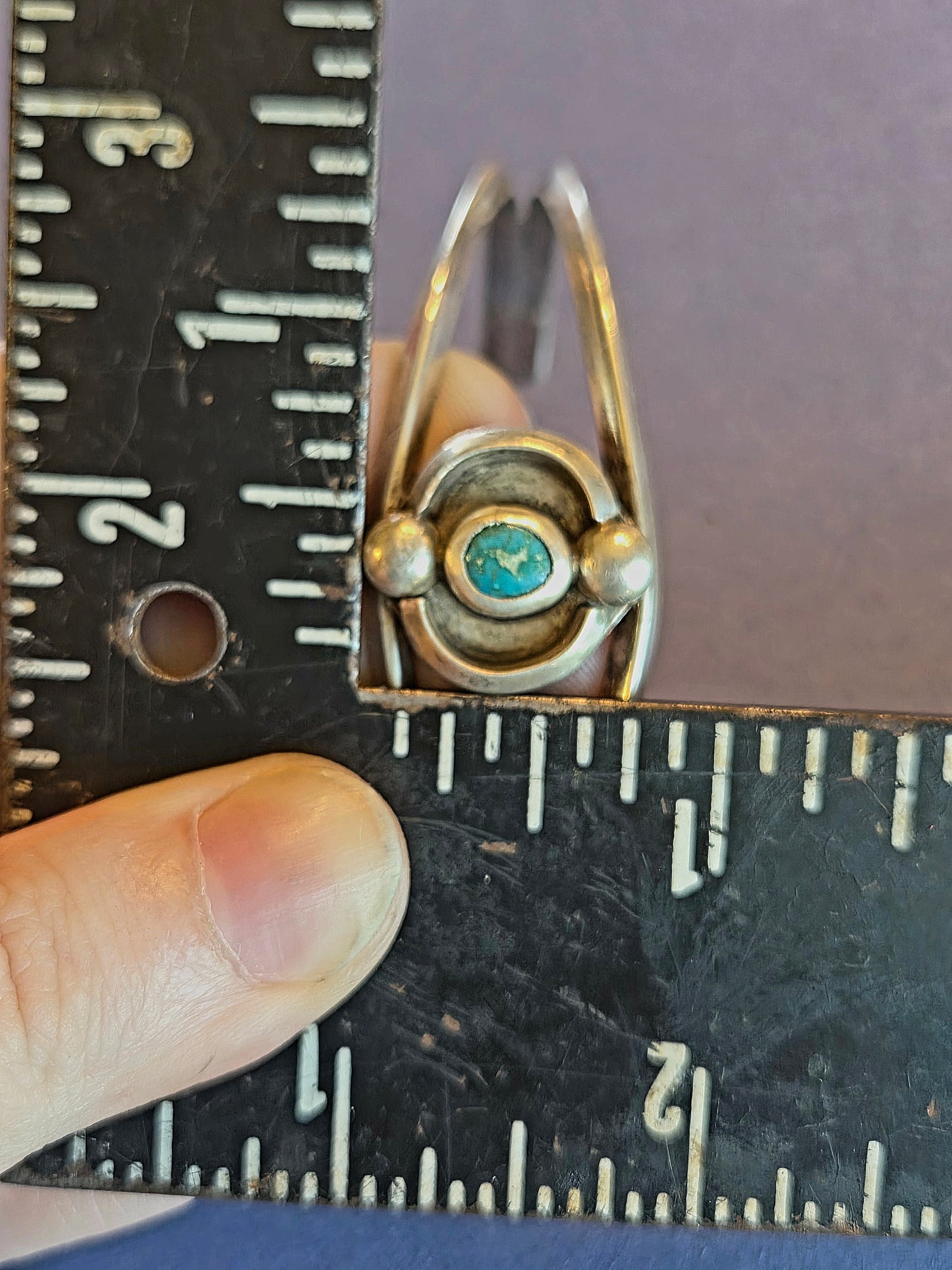Kingman Turquoise in Sterling Silver Cuff Bracelet