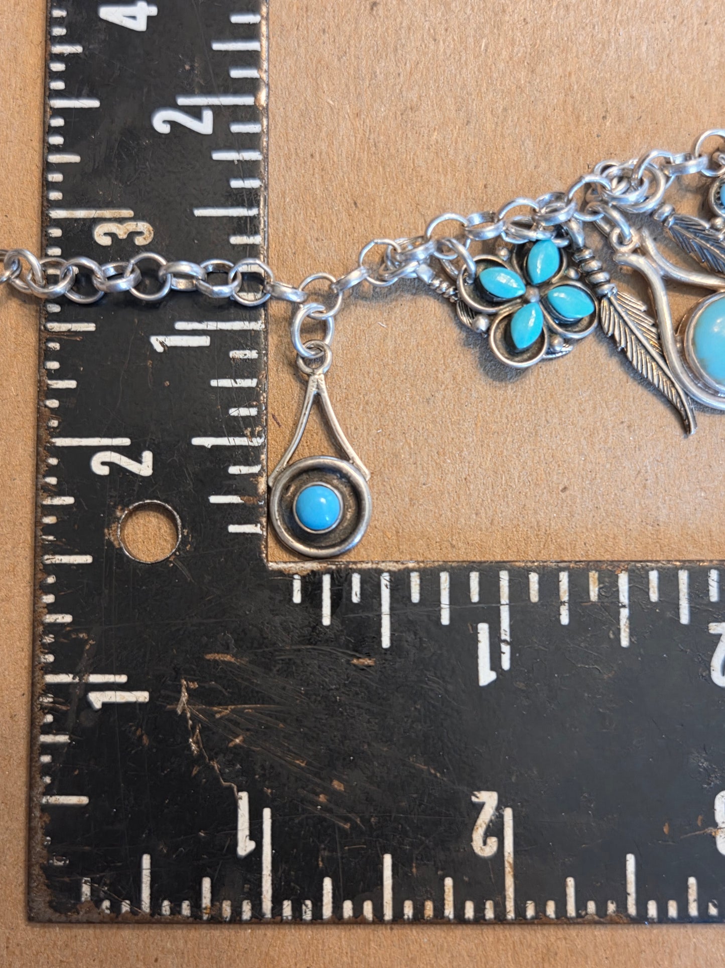 Impossible Turquoise Charm Bracelet