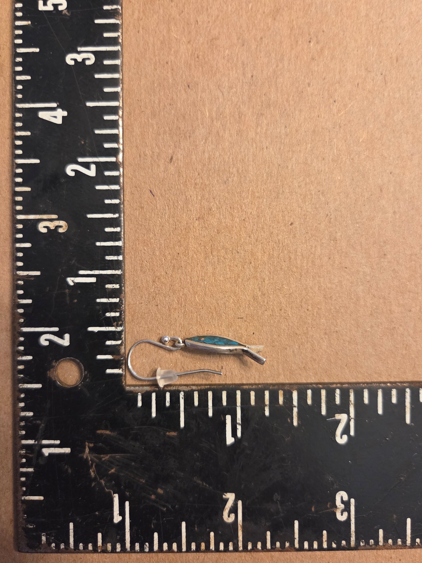 Turquoise Fish Earrings
