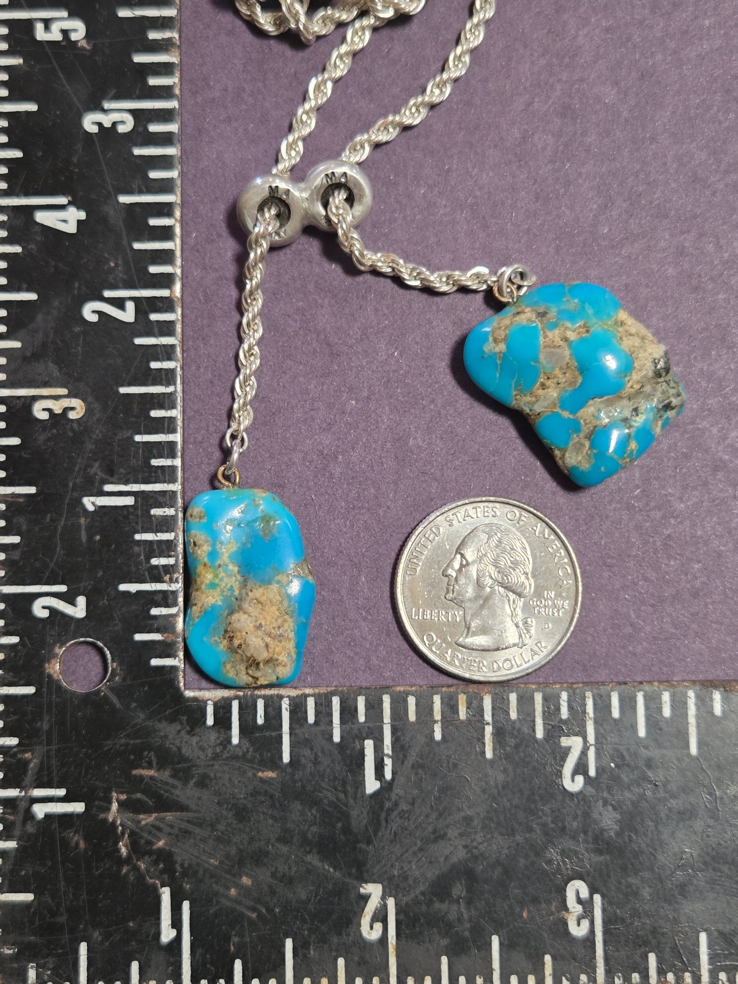 Turquoise Bolo Necklace