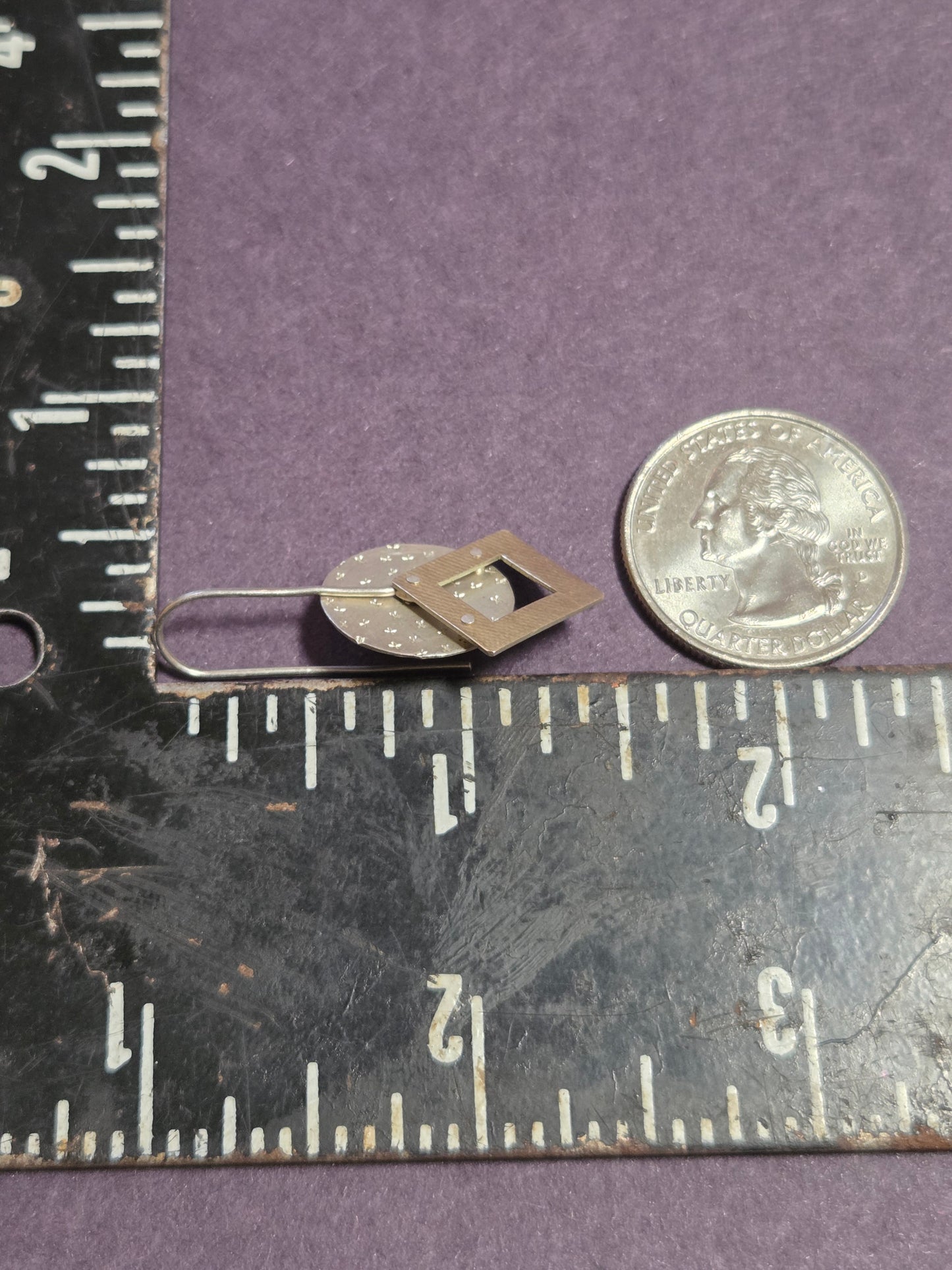 Geometric Sterling Silver Rescue Only Earrings