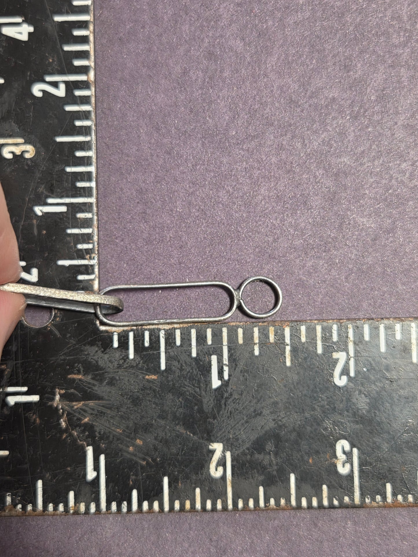Rescued Sterling Silver Paper Clip Link Chains