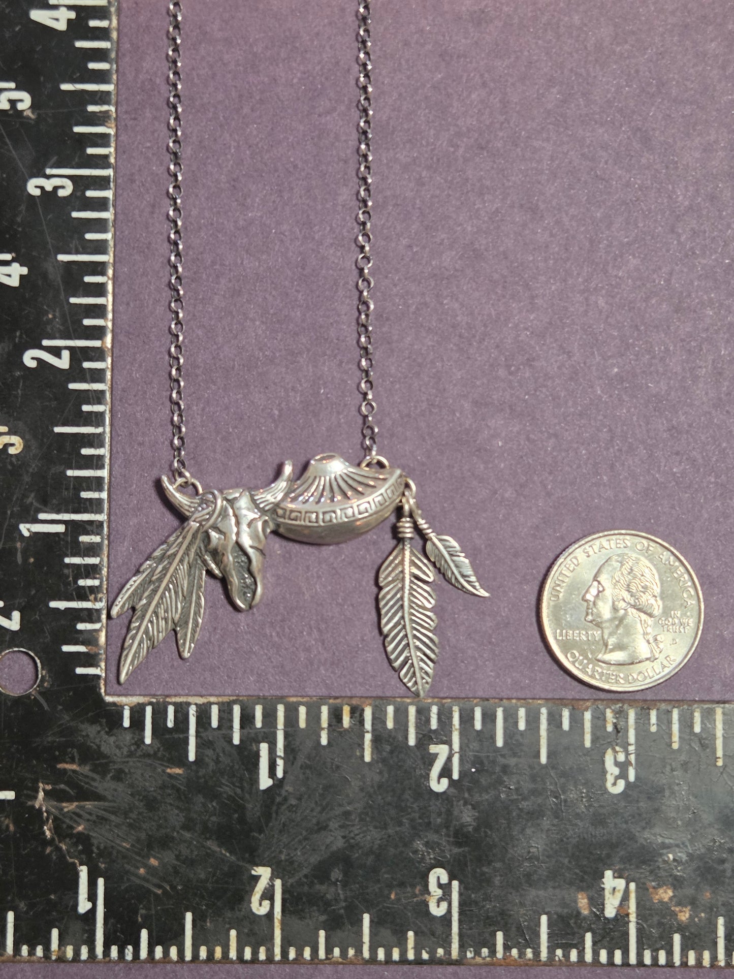 Western Sterling Silver Necklace