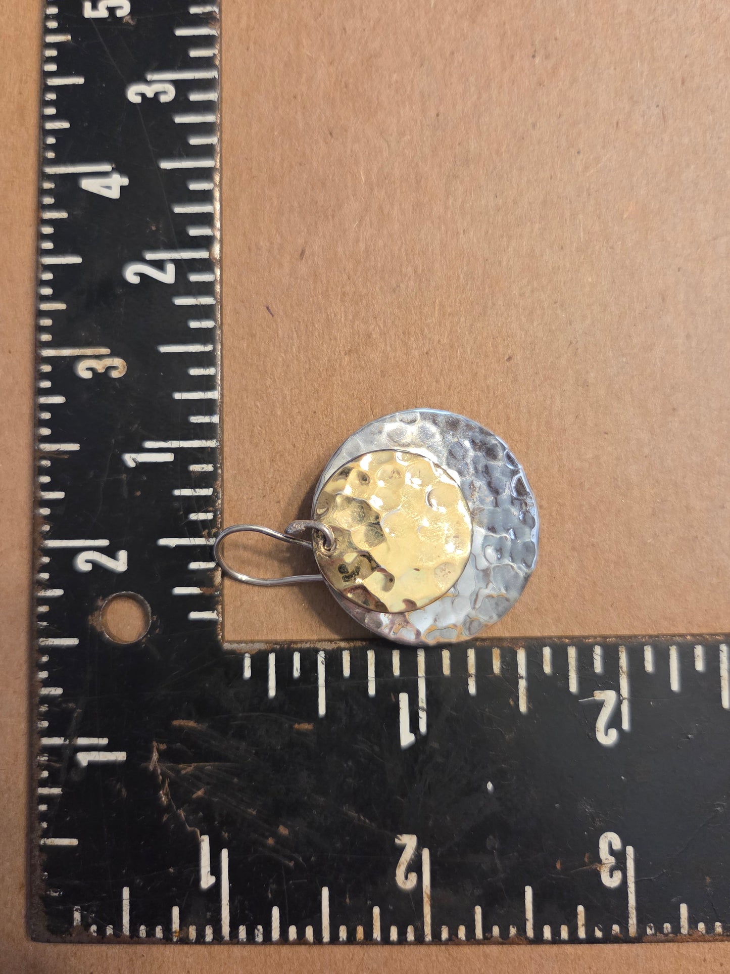 Sterling Silver Disk Earrings