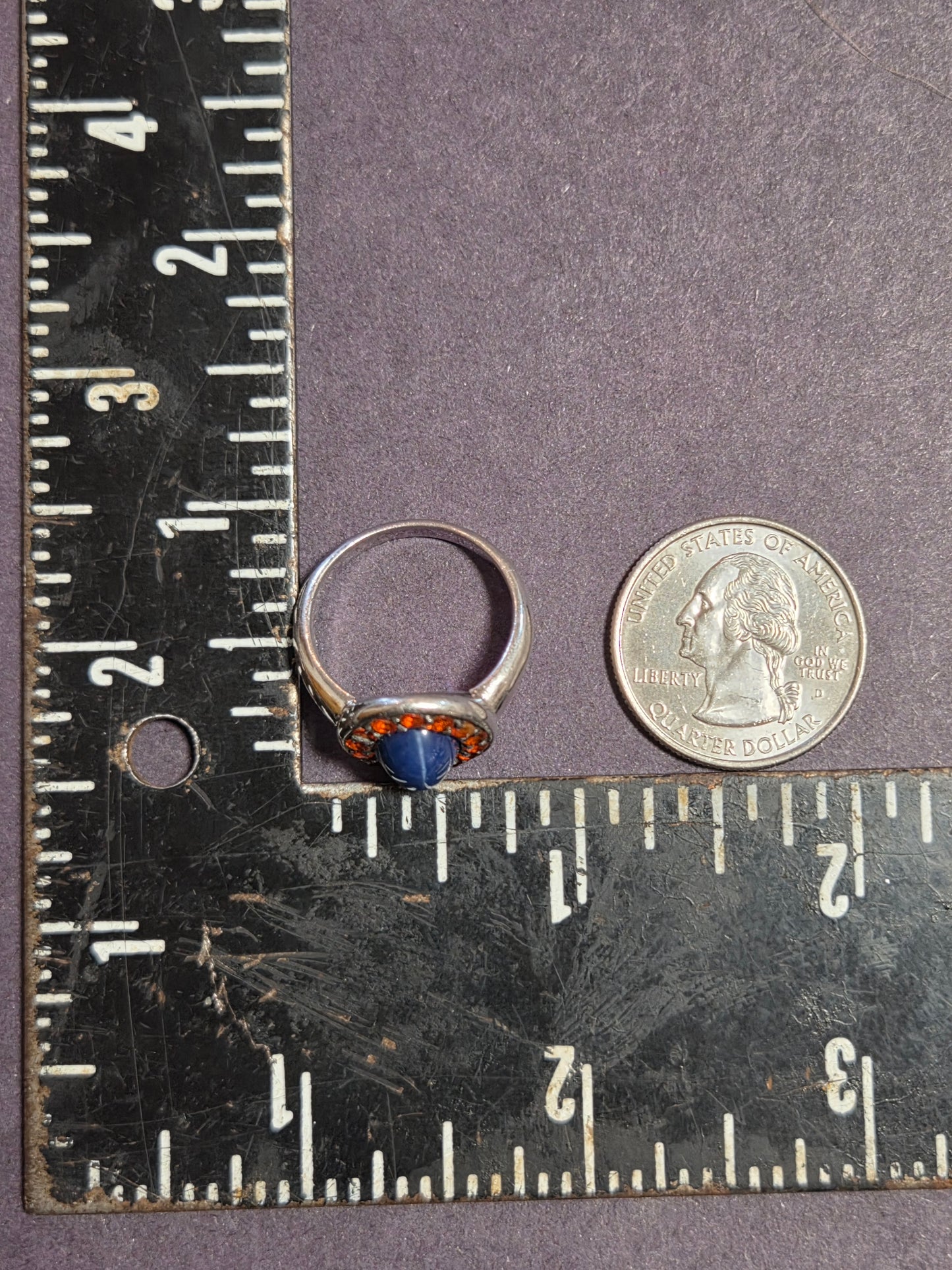 Garnet Sapphire Ring